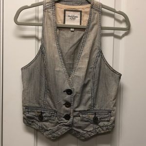 Abercrombie & Fitch Denim Vest